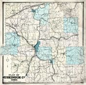County Map, Muskingum County 1866